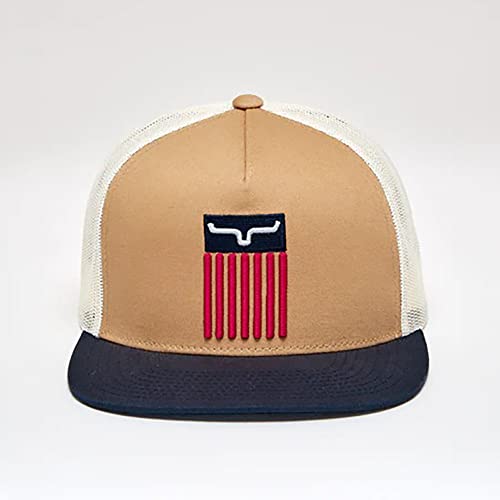 Image of Kimes Ranch Cody Trucker Cap 5 Panel Mesh Back Adjustable Snapback (Workwear Brown)
