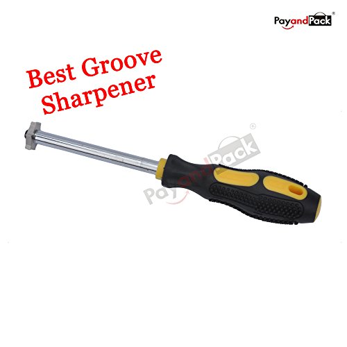 PayandPack MX60 (1-pack) Golf Club Iron Wedge Groove Regrooving Sharpener Cleaner Tool + one FREE Sharpening HEX Head