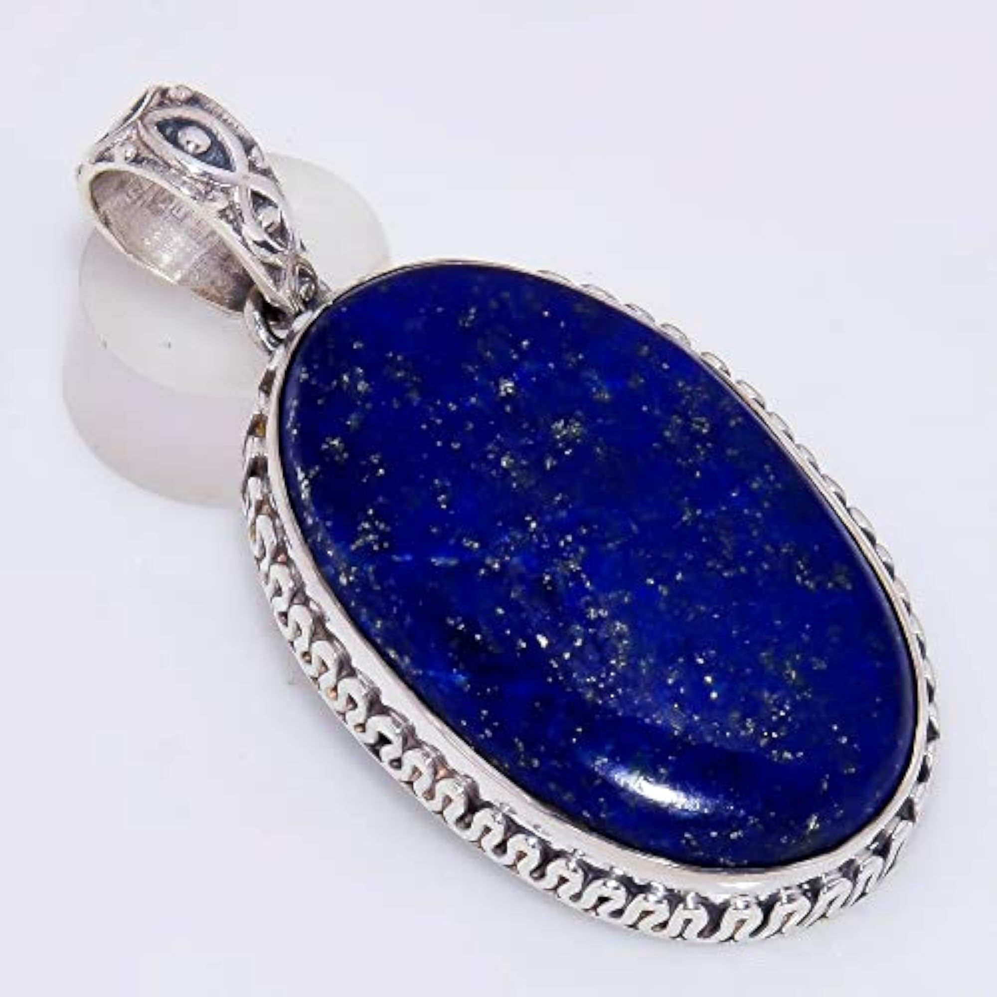 Women's 925 Sterling Silver Lapis Lazuli Stylish Pendant