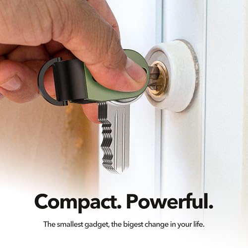 Image of QEG Key Organizer,Keyholder Keychain, Compact Metal Key Case, Minimalist Key Fob,Keychain For Men,Holds 2-6keys