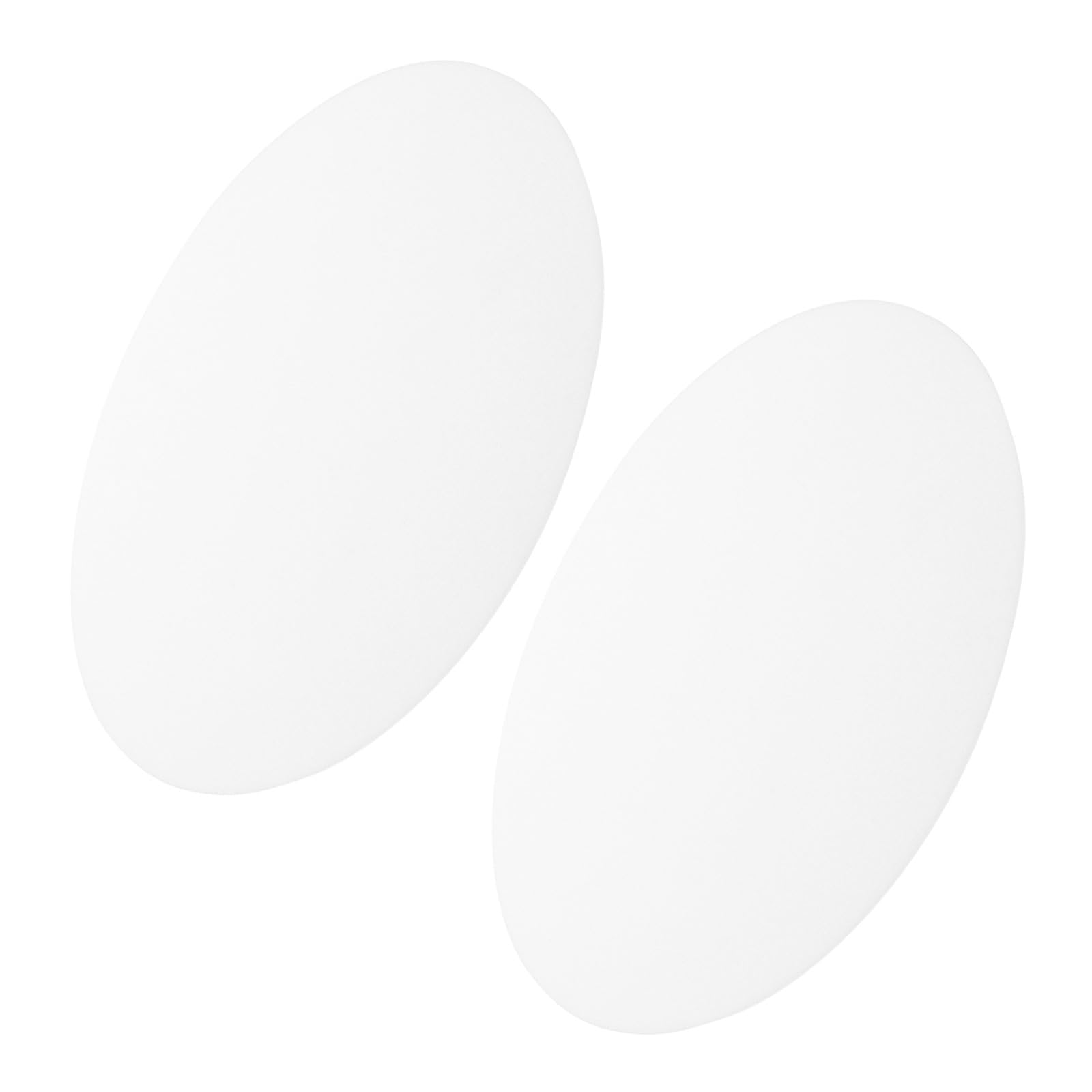 Difusor para luz de techo redondo acrílico blanco de 43 cm, pack de 2 piezas con montaje fácil
