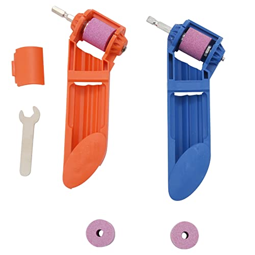 Hopbucan Lot de 2 outils pour affûter des forets portatifs pour affûter des forets de corindon pour forets un