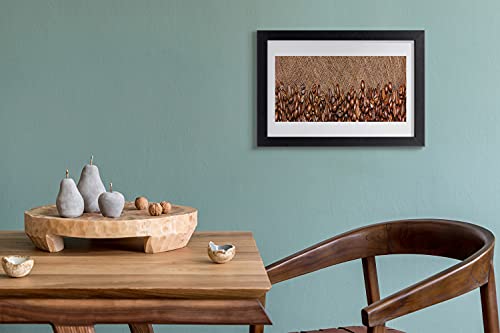 Cuisine de grain de café affiche encadrée 30x20 cm pour embellir votre mur de salon - 3