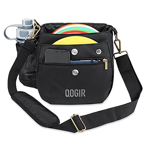 QOGIR Lightweight Disc Golf Bag: Durable Frisbee Golf Bag with 8+ Disc Capacity, Introductory Discs Golf Bag, Holds Water Bottle and Accessories, Great for Beginners and Fathers Day Gifts - Thumbnail 3