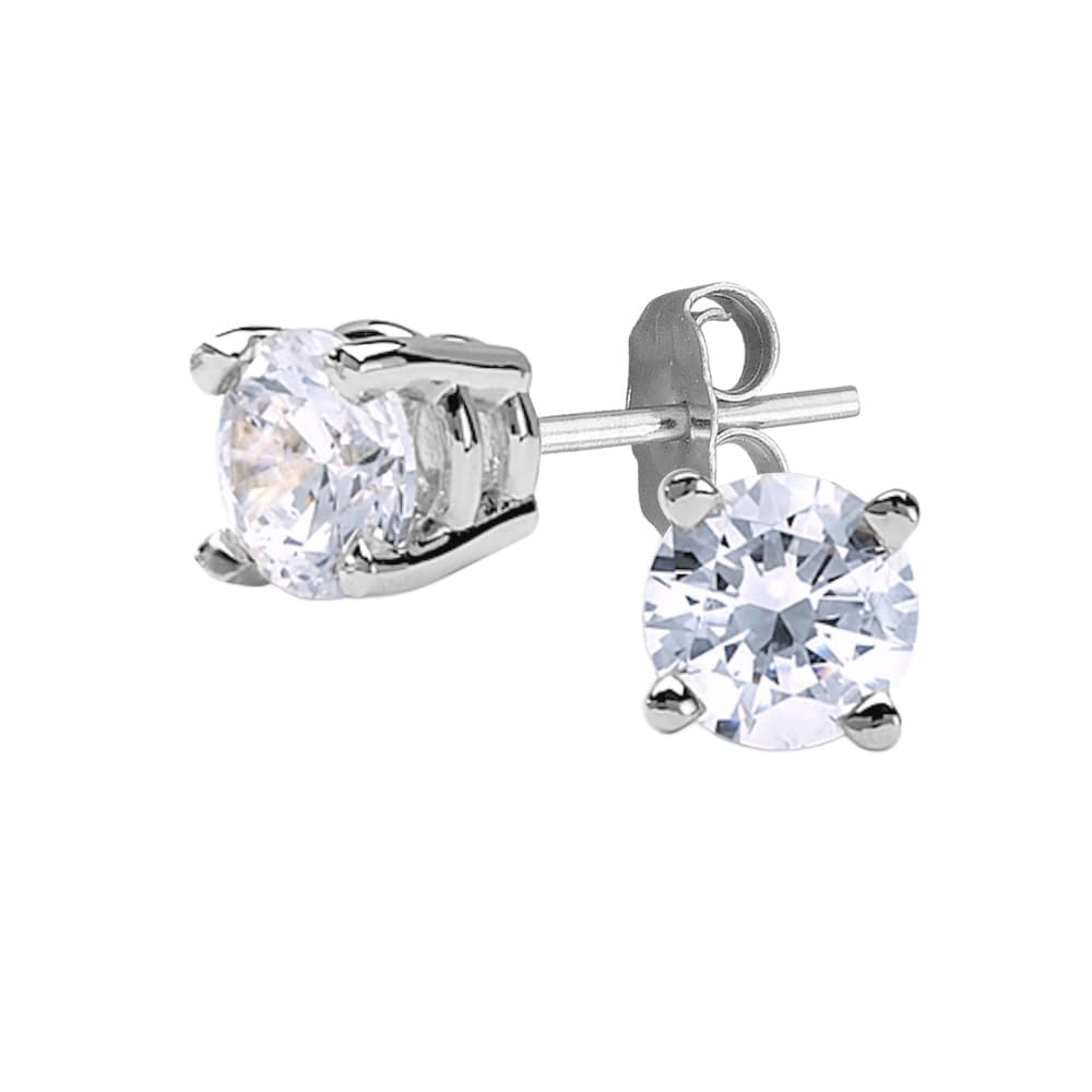 IGI Certified Lab Grown Diamond Stud Earrings 1 2 to 3 cttw in 14k Yellow or White Gold