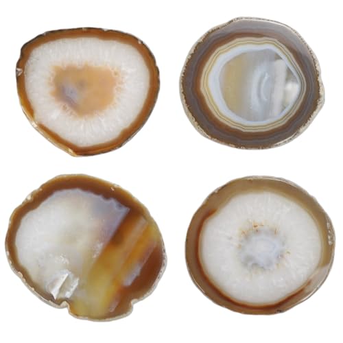 Natural Agate Coaster for Drinks Sliced...
