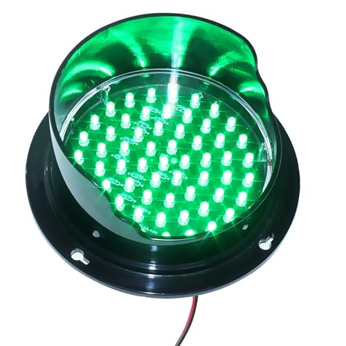 小型信号機、物流パーク荷揚げ口表示灯、フロアスケール、洗車機、パーキングチャンネル、信号機設備100mm、125mm、200mm、300mm 信号機、DC 12V、24V 信号機LEDインジケータ信号信号機、社会的距離、警告、信号または工場フロア用 (グリ