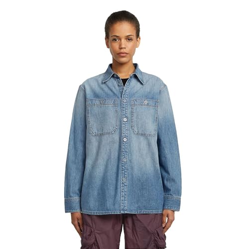G-Star T-Shirt Femme col rond manches courtes mode urbaine casual