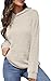 Long Sleeve Sweaters for Women Fashion Crewneck Shirtshoodies Pullover Sweatshirts Casual Fall Outfits with Pocket (Apricot,XX-Large)