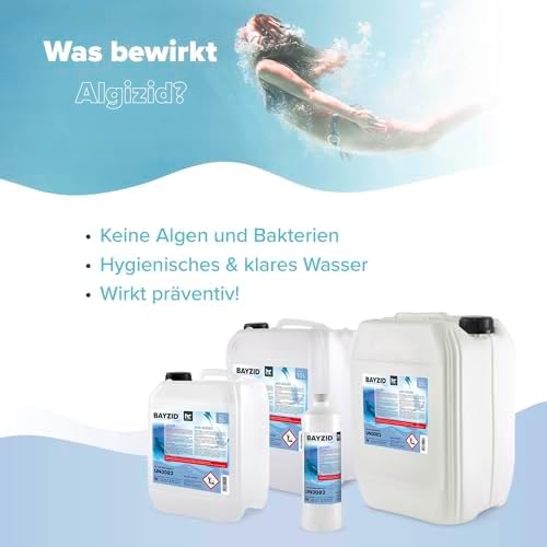 Höfer Chemie 5 L Pool Algae Exterminator - Anti-algae Product for Swimming Pool & Pool - Fast Action Against Algae - View 5