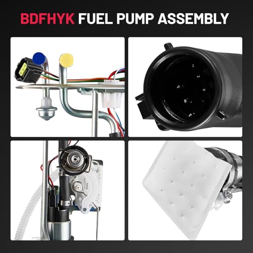 Image of BDFHYK Electric Fuel Pump Module Assembly Compatible with Ford Ranger 1999 2.5L l4, 3.0L V6, 4.0L V6,Compatible with Mazda B4000 1998-1999 4.0L V6 Replace E2263S