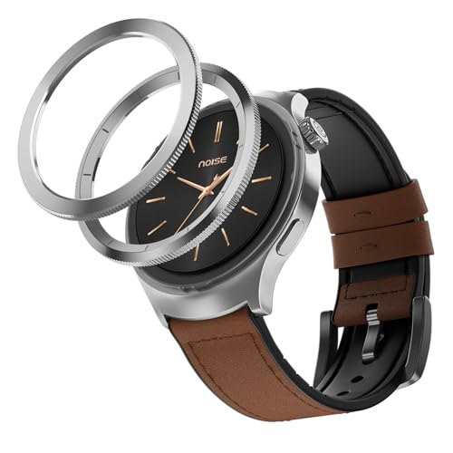 Image of Noise Halo 2 MOD Smart Watch with Interchangable Bezel Editions (Classic, Statement), 1.46 inch AMOLED, Smart Island, BT Calling, Metallic Build, Health Suite, Upto 7 Days Battery (Vintage Brown)