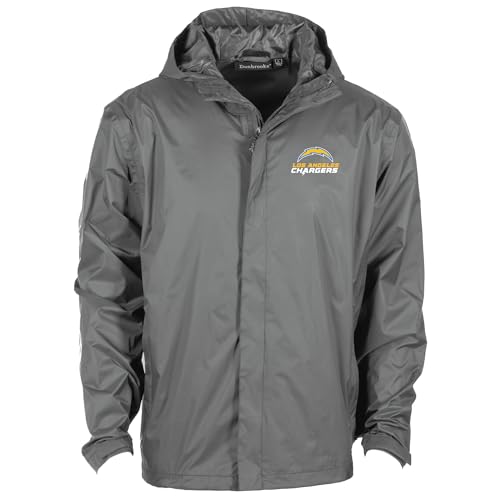 Image of Dunbrooke Men's NFL Tropic Waterproof Packable Full-Zip Hoodie Jacket