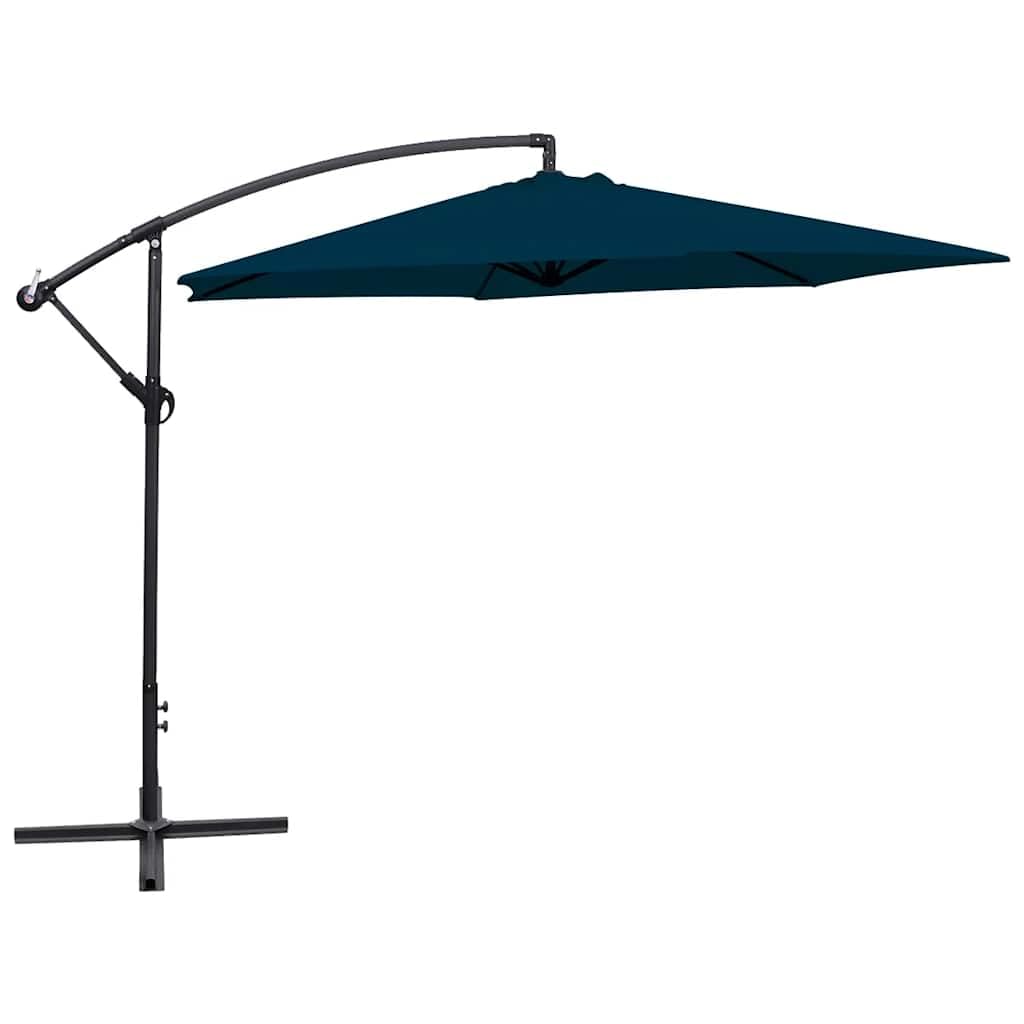 Niebieski parasol ogrodowy wspornikowy 3 m