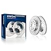 Detroit Axle - Brake Kit for Chevy GMC Silverado Sierra 1500 Tahoe Yukon XL Suburban Escalade ESV Drilled Disc Brake Rotors Ceramic Brakes Pads Replacement : 12.99" inch Front & 13.58" inch Rear Rotor #4