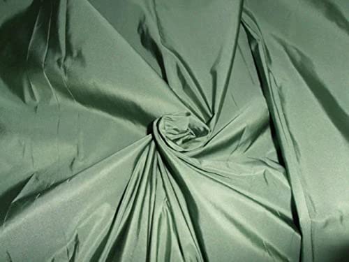 Taffetas de soie vert sauge épais 50 mm pour structurer vos finitions