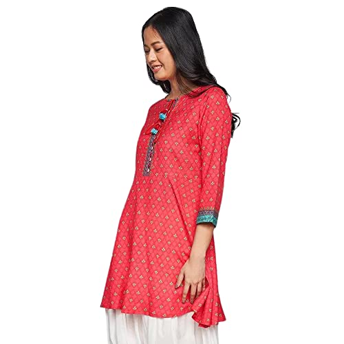 Image of global desi Women's Viscose Regular Tunic Shirt