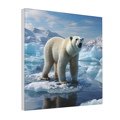 Ours polaire déco glacée pour créer une ambiance scandinave moderne
