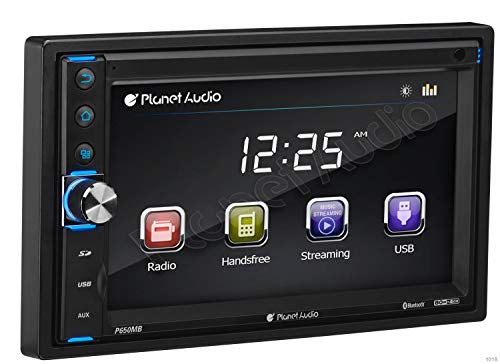 Planet Audio P650Mb Multimedia Car Stereo - Double Din, Bluetooth Audio And Hands-Free Calling, Mp3 Player, Usb, Sd, Aux Input, Am/Fm Radio Receiver, No Cd/Dvd Player #TOP4