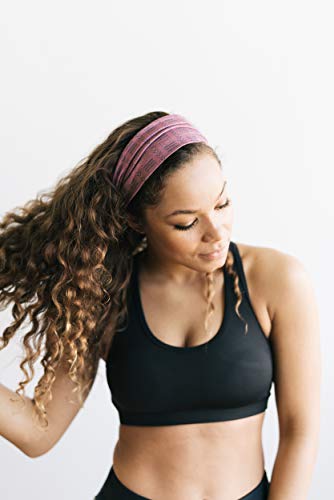 Image of Maven Thread Wide Workout Headbands for Women - Non-Slip Sweatbands for Gym, Running & Yoga