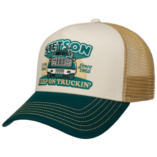 Stetson Keep On Trucking Trucker Cap Meshcap Herren Frühling Sommer dunkelgrün One Size