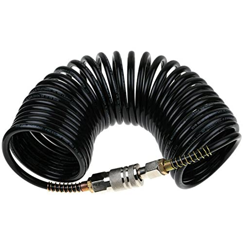 25ft Air Compressor Hose Bend Restrictor and 1/4 Quick