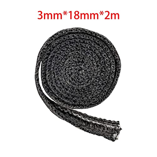 Leefasy Vedação de fogão a Cabo de vedação de fibra de de alta densidade Corda de fogões planos auto