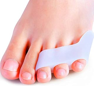 Povihome 10 Pack Pinky Toe Separator & Protectors, Triple Gel Toe Separators