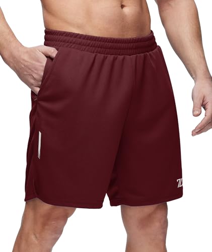 ZITY 7” Inseam Mens Athletic Running Shorts Mesh Quick Dry Gym Shorts - image 1