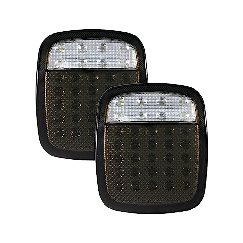Pilotos traseros para Jeep Wrangler CJ TJ YJ kit de 2 luces de freno y marcha atrás