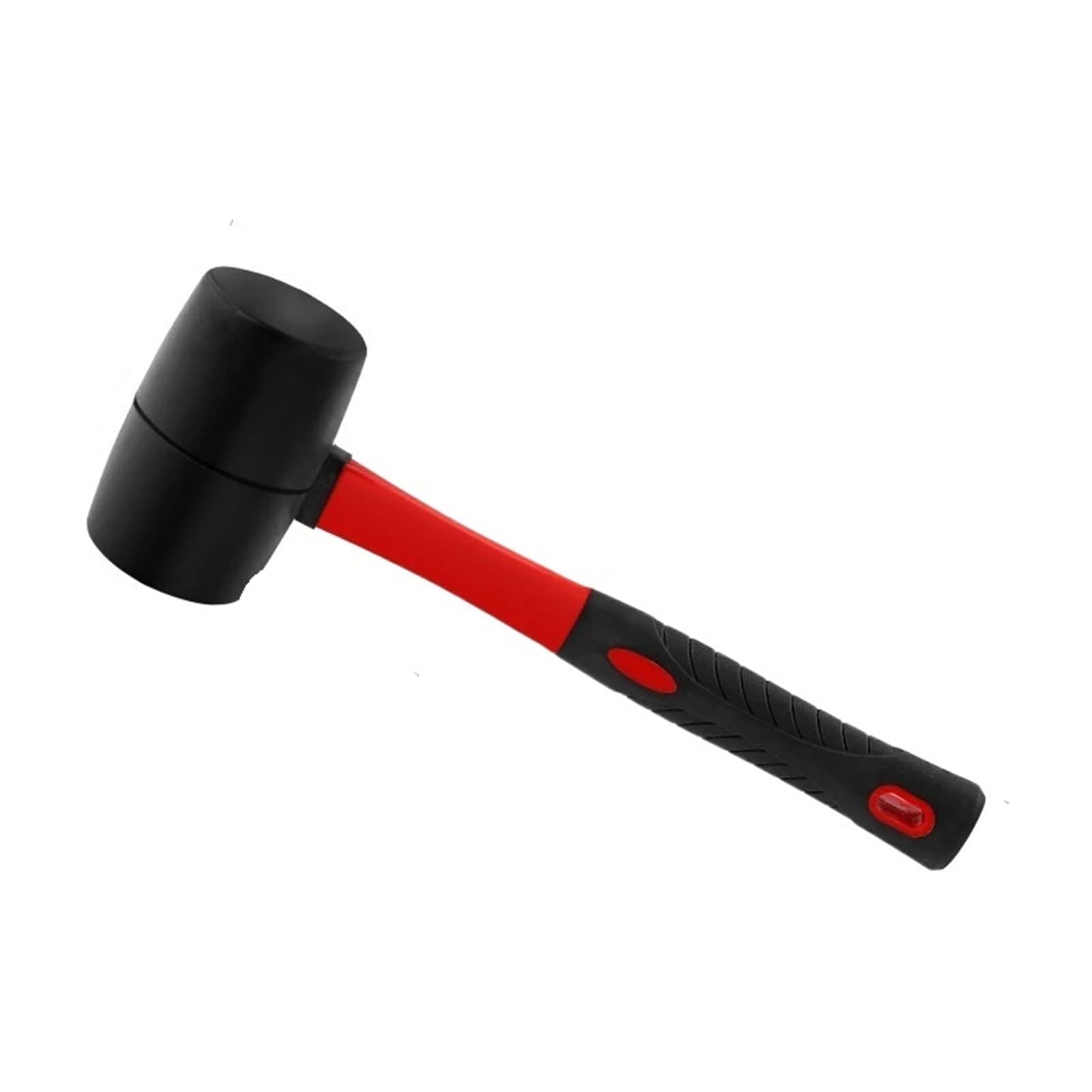 Naqzrxpml 16Oz Double Face Rubber Mallet, With Insulated Hand Tool For Slabs, Bricklaying(16Oz)