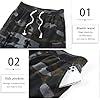 APTRO Mens Shorts Cargo Shorts Combat Work Summer Cotton Casual Multi Pocket Knee Length Elastic Shorts 901 Camo Black 3XL #2