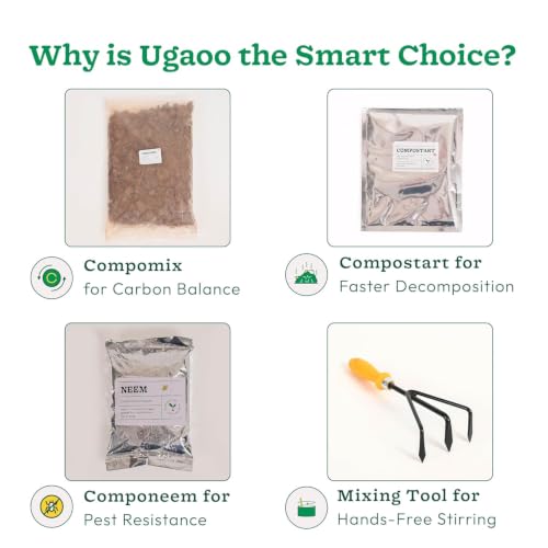 Image of Ugaoo Home Compost Bin to Convert Kitchen Waste Into Fertilizer, 20 Litre (Set of 1)