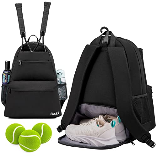 Sucipi Tennis Bag Professional Tennis Backpack for Men and Women Racket Bags with Ventilated Shoe...