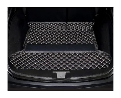 Tapis de coffre haut de gamme noir et beige pour Toyota bZ4X 2022-2025