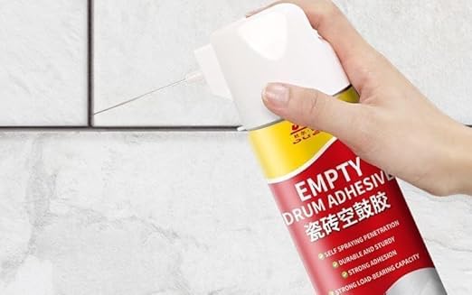 Tile Adhesive Glue Spray, Tile repair sealant With needle design can go deep into the gap to repair loose floor tiles | Waterproof Tiles Grout, quick drying tile injection glue 500ml (1 pcs) 1