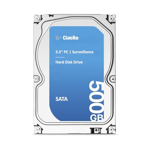 Image of 500 GB SATA Hard Disk for Desktop /Surveillance-8.89 cm(3.5 Inch), 6 Gb /s 5400 RPM High Speed Data Transfer | DVR NVR Security Camera System | Heavy Duty Hard Drive with 256 MB Cache for Computer PC