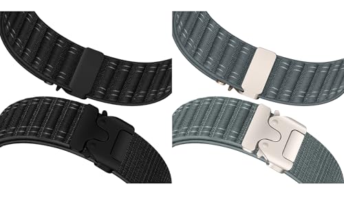 Image of ACM Watch Strap 22mm compatible with Beatxp Unbound Curv Smartwatch | Combo Pack Soft Nylon Clipper Adjustable Belt Band