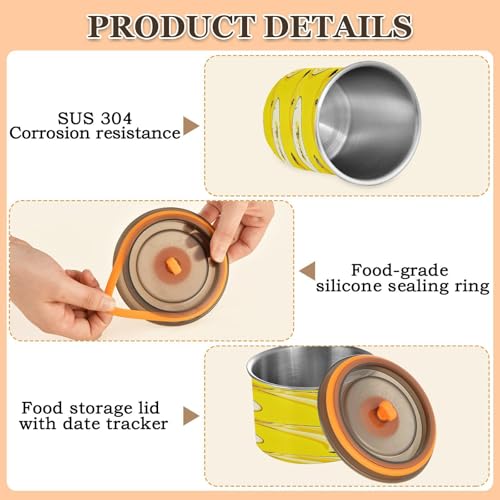 Contenedor hermético para café de acero inoxidable de 30 oz miniatura 5