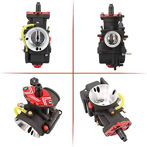 Image of NIBBI Carburetor PWK24 fit Motorcycle Engine with 24mm Carb Jets for DirtBike MiniBike Pit Bike GY6 ATV