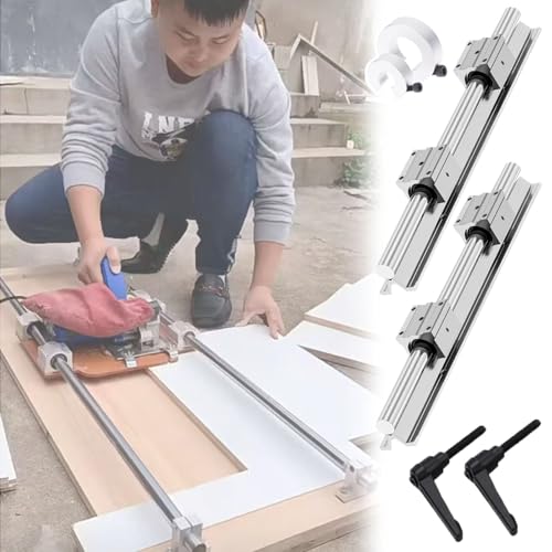 Guide linéaire pour le travail du bois SBR10 idéal pour atelier de menuiserie maison
