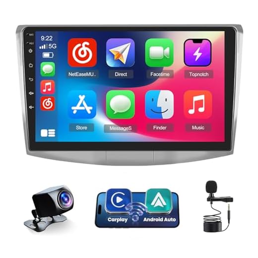 5G WiFi 2+64G Car Radio for Volkswagen Passat B6 B7 CC 2010-2015, Built-in Wireless CarPlay with Android Auto, 10.1'' Touch Screen Car Stereo with GPS Navi Mirror Link Bluetooth FM RDS DSP