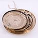 ZerHoc Brass gong gong Small Large gong Pure Handmade Round Hammer gong Instrument Chinese Traditional Percussion Instrument gong Suitable for homemini gong(Treble)