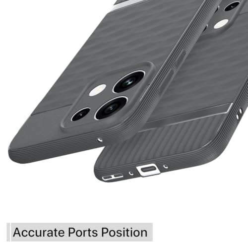 Image of Outlouders Back Cover for Oppo Reno 16c 5G | Full Camera Protection | TPU Soft Flexible Shockproof Bumper Case (Grey)