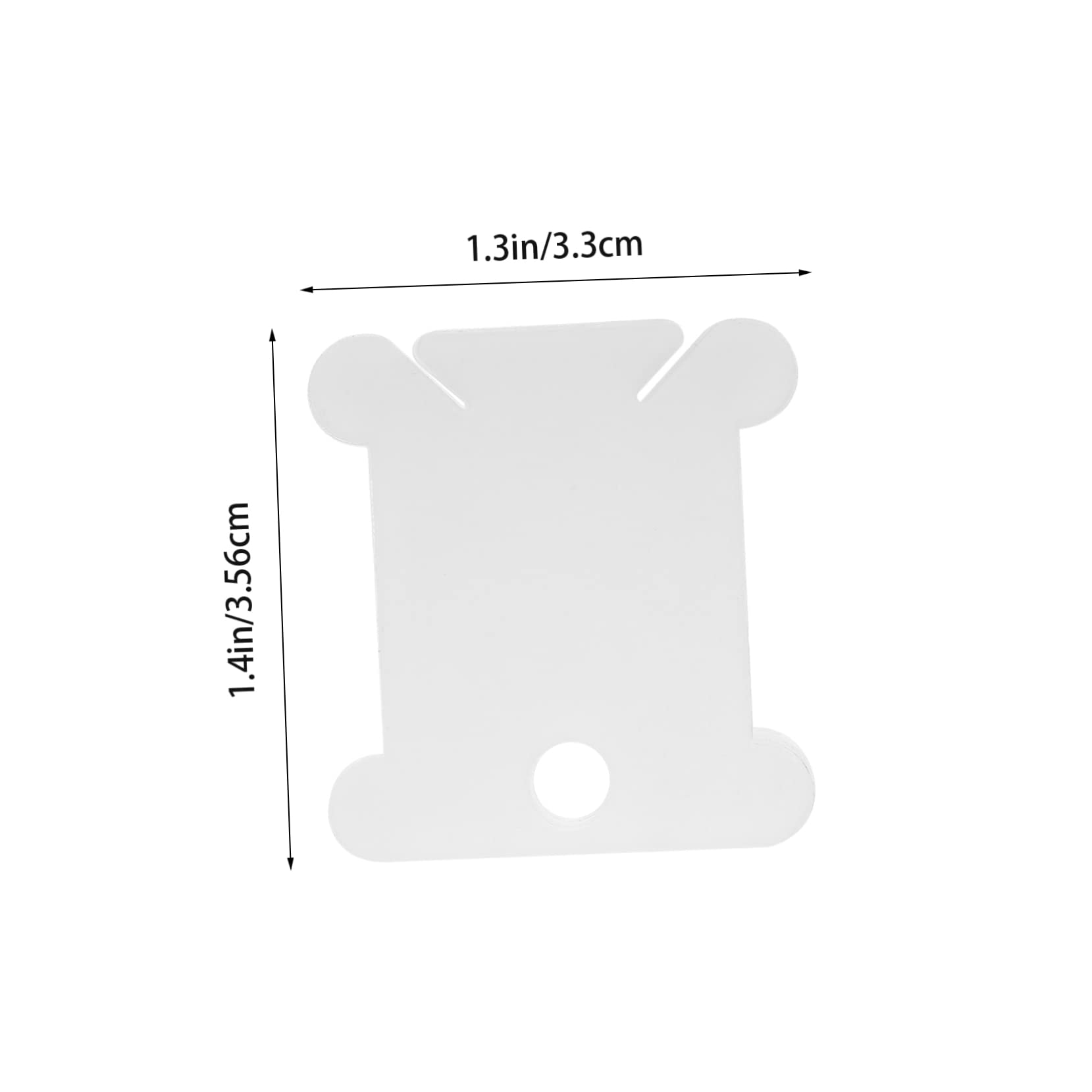 DOITOOL 1 Set Sewing Kit Organizer with Thread Winding Boards Durable Box for Cross Stitch Supplies Includes Compartments for Embroidery Floss and Needles