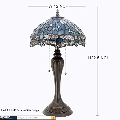 Image of WERFACTORY Tiffany Lamp Series Stained Glass Style Lampshade Decorative Living Room Bedroom