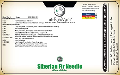 Aceite Esencial de Aguja de Abeto (Siberiano) 4oz miniatura 2