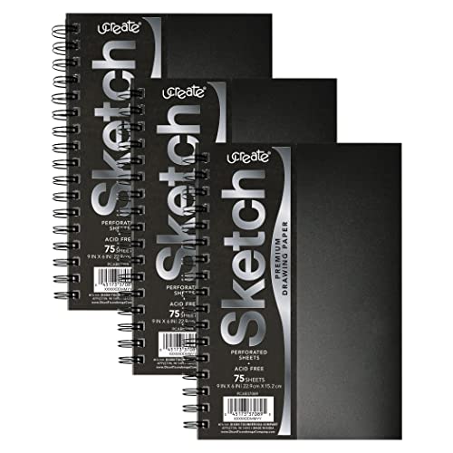 UCreate Poly Cover Sketch Book, Heavyweight, 9