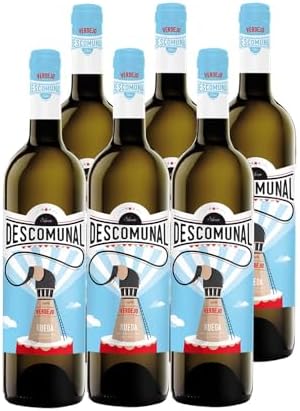 Descomunal Verdejo - Vino Blanco DO Rueda (6 Botellas x 750ml)