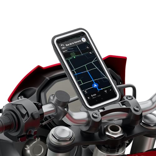 Système stable amovible guidon moto avec housse imperméable